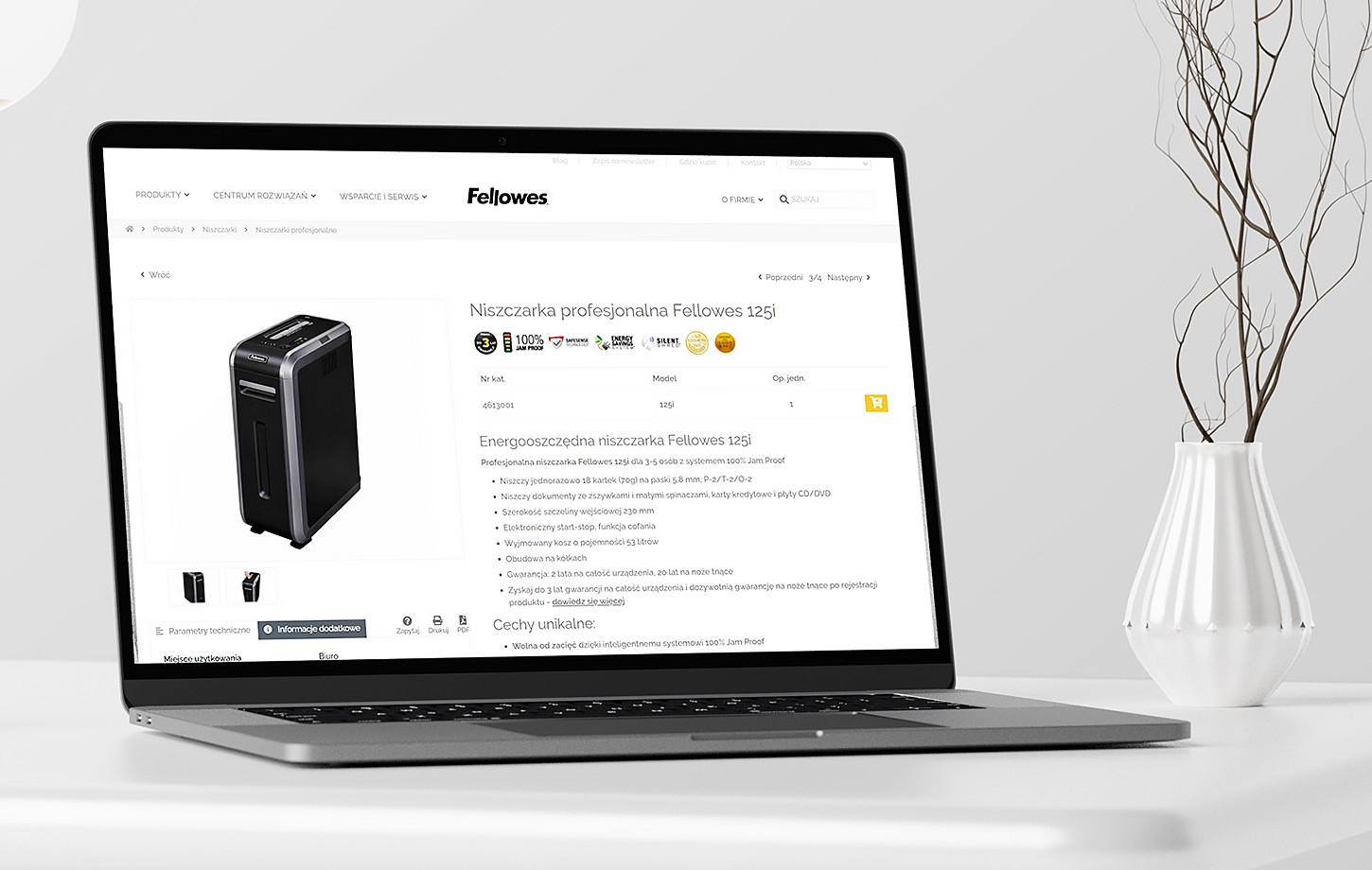 Fellowes - nowoczesne rozwiązanie e-commerce