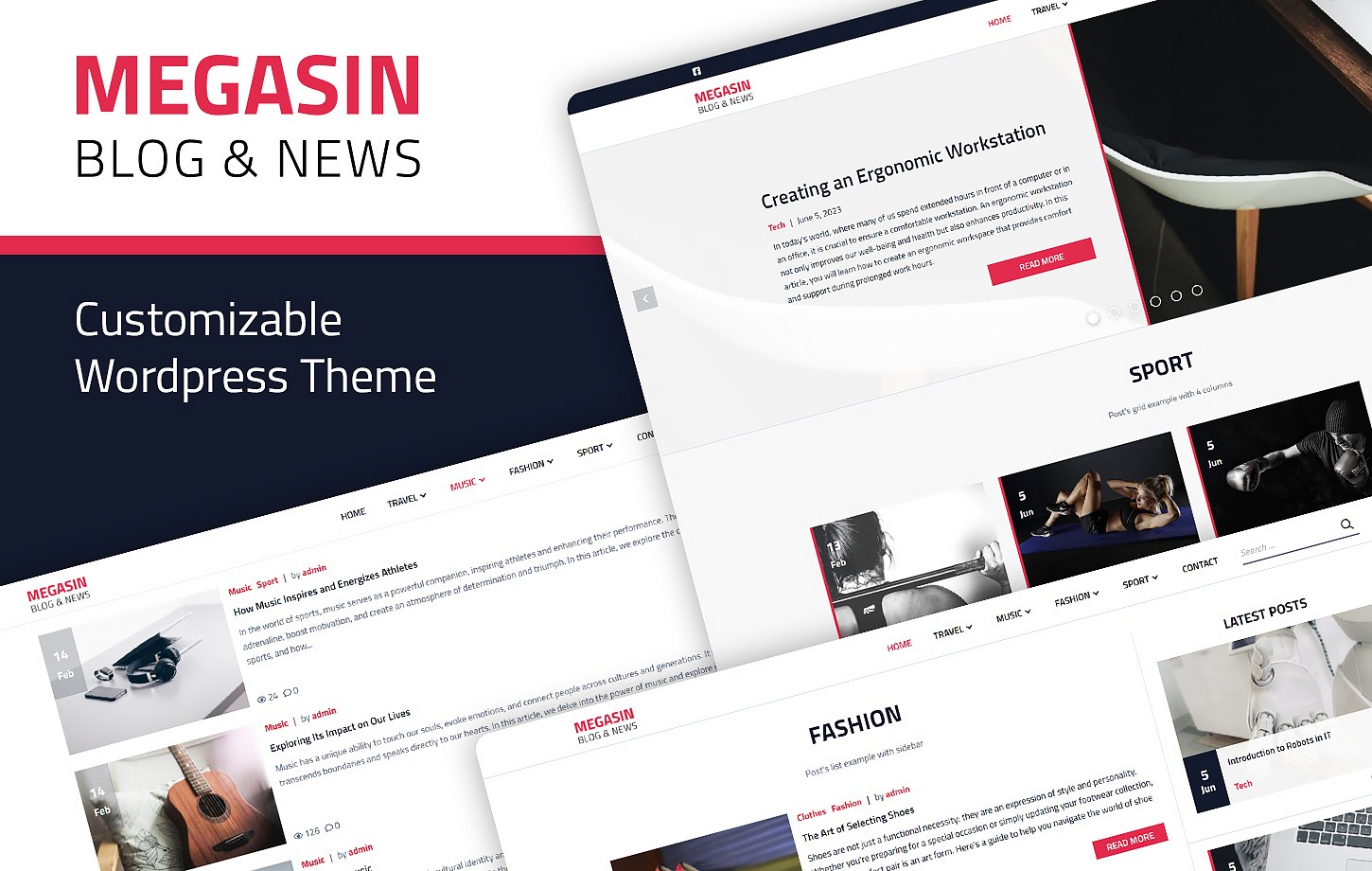 MEGASIN - WordPress Theme for News Portals, Magazines and Blogs