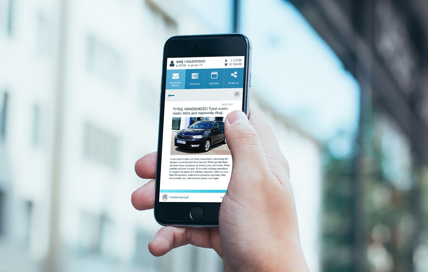 Event application Masterlease