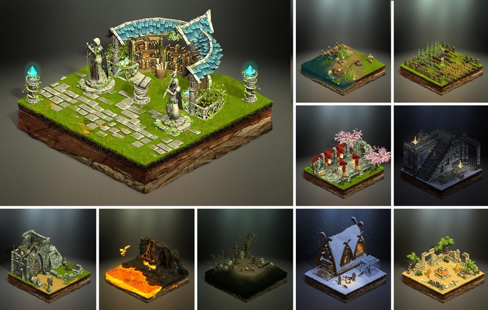 Fantasy Environments Darken Age