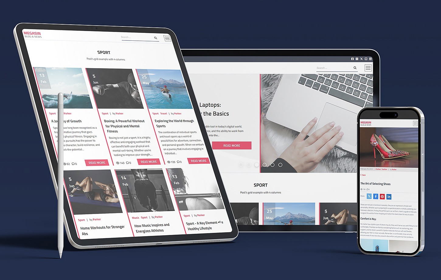 MEGASIN - WordPress Theme for News Portals, Magazines and Blogs