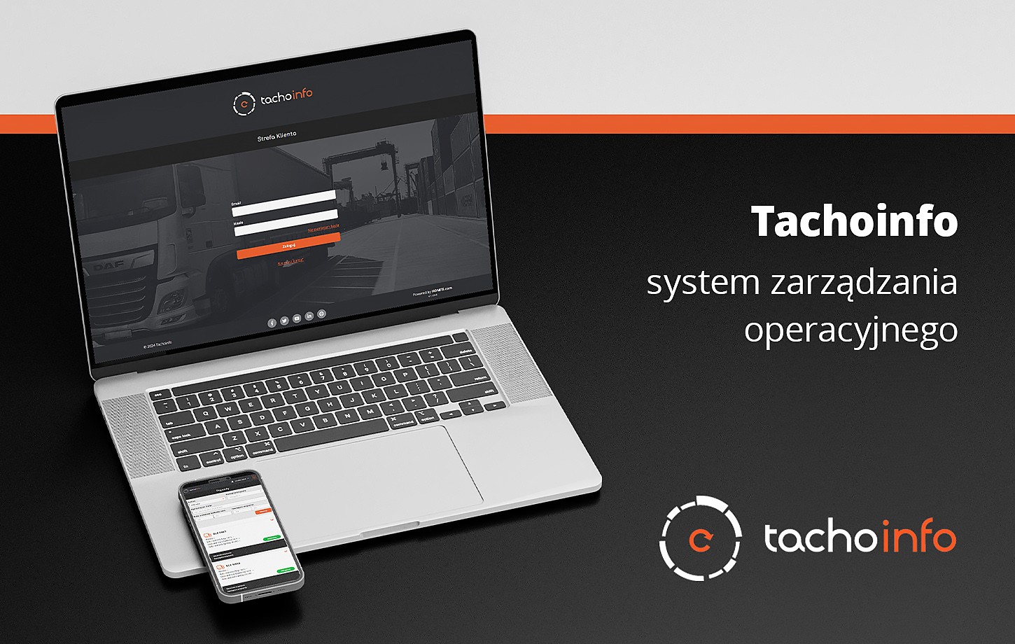 System zarządzania operacyjnego dla Tachoinfo