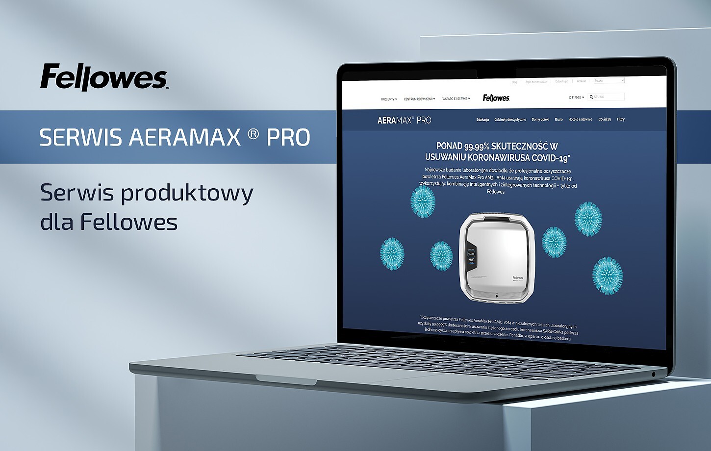  Strona AERAMAX PRO ®  - serwis produktowy dla Fellowes