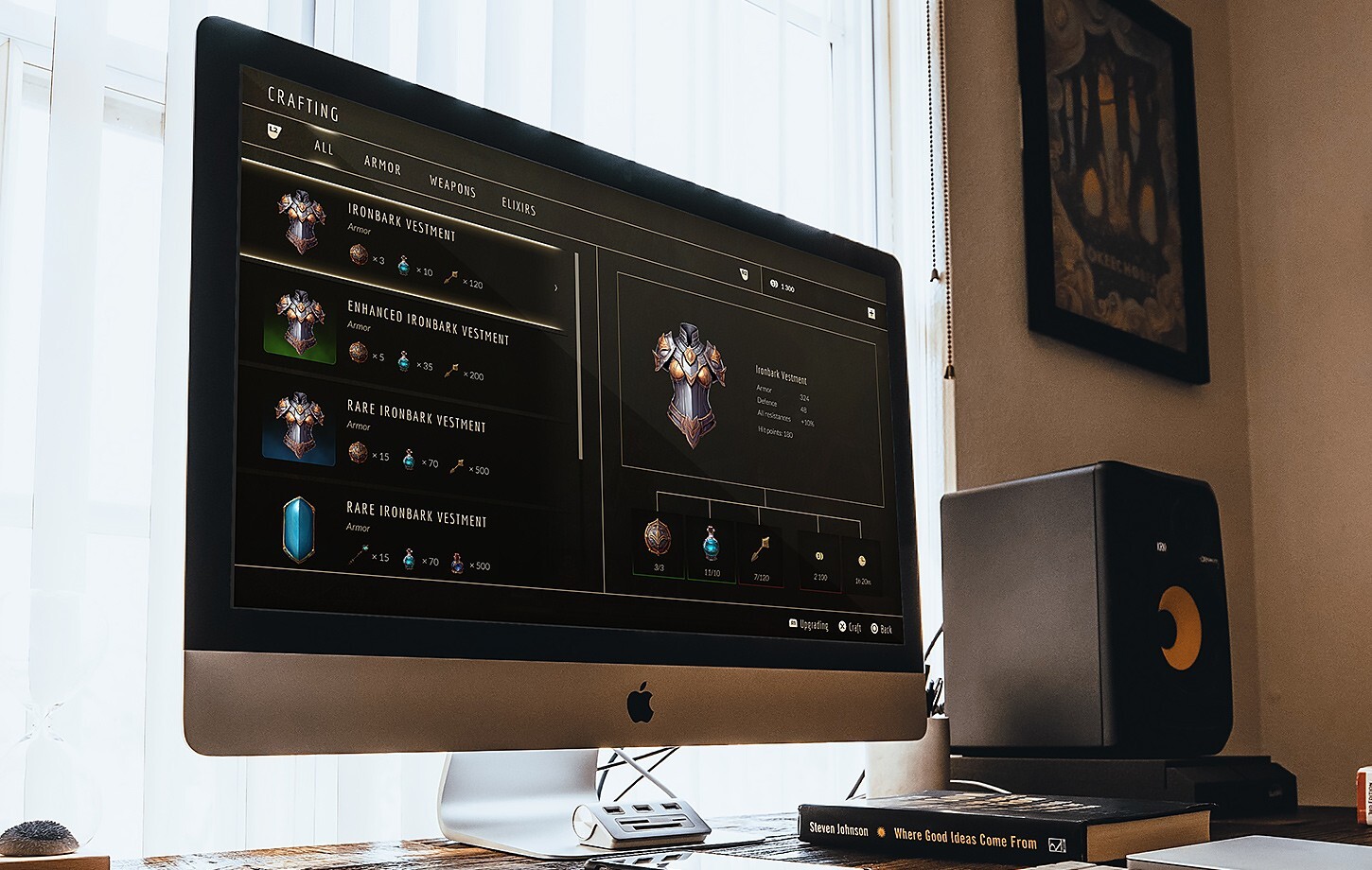 Aria GUI - Universal UI Kit for Fantasy & RPG Games