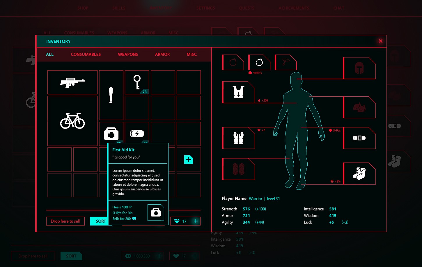 Cyberpunk GUI / UI Kit