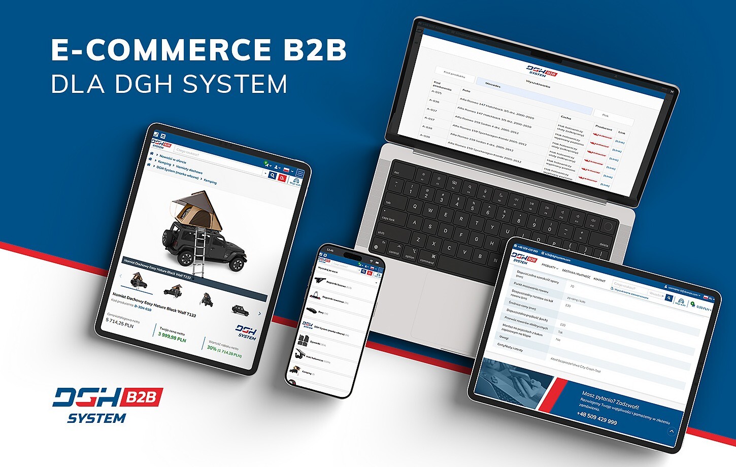 Dedykowany sklep B2B zintegrowany z ERP
