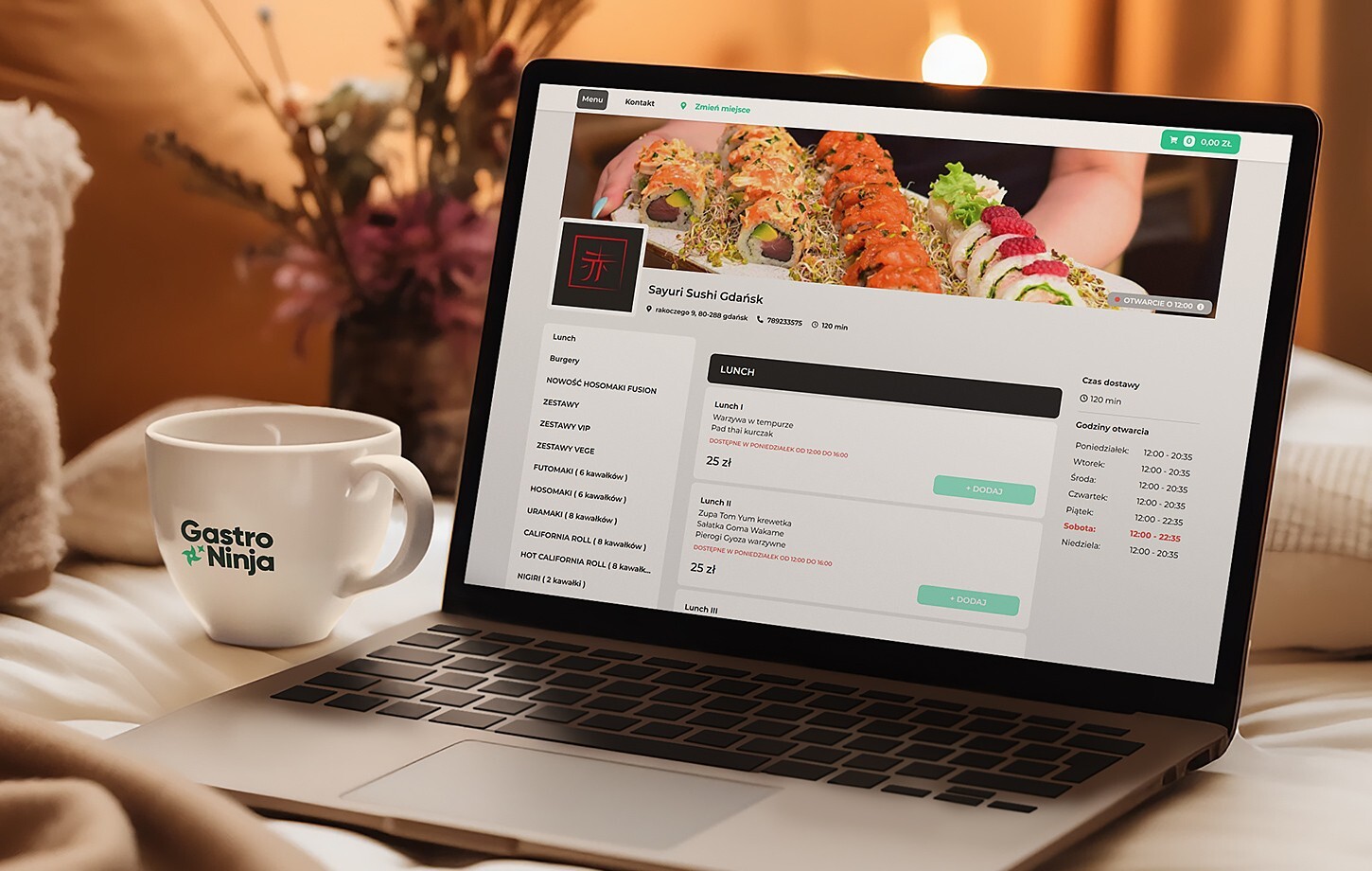 Gastroninja - Restaurants online