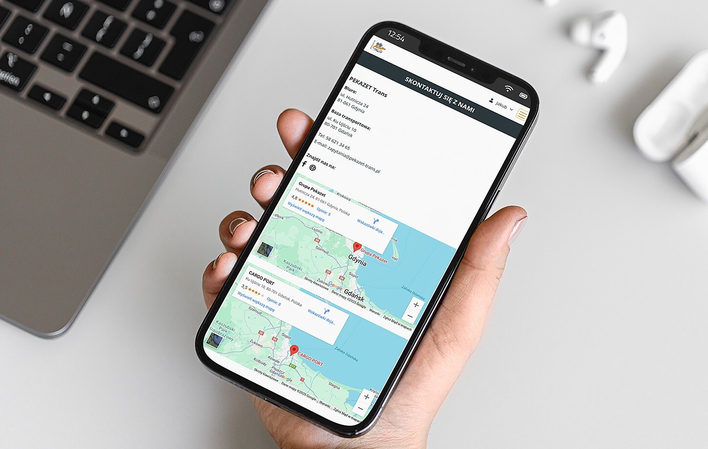 Client Portal for PEKAZET Trans