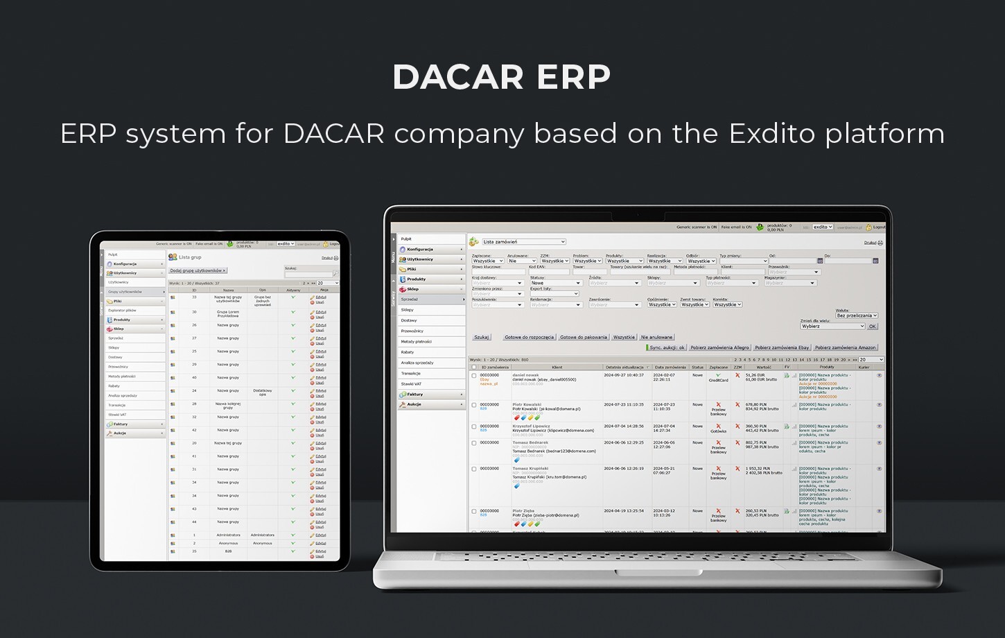 ERP System for DACAR