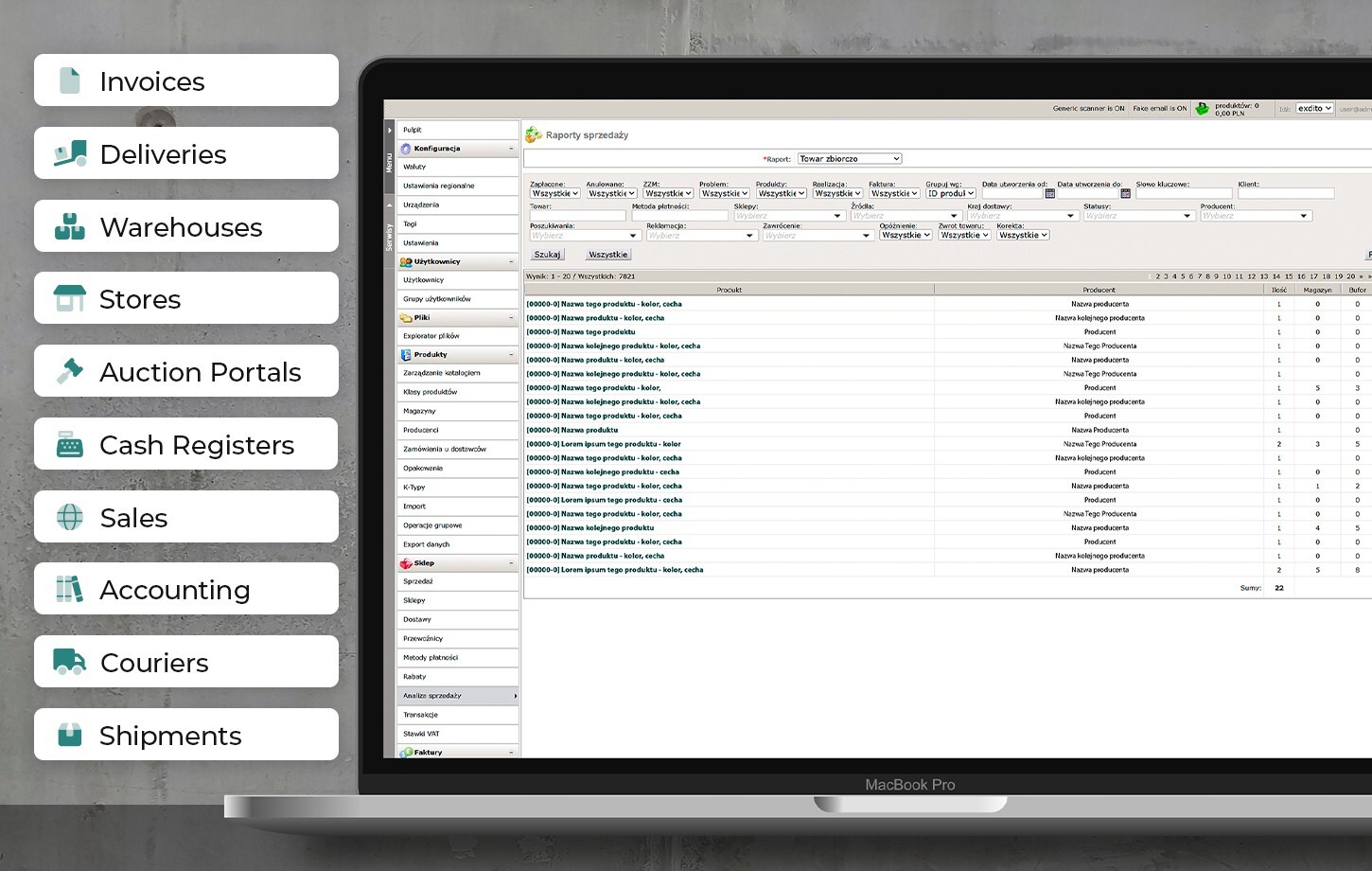 ERP System for DACAR