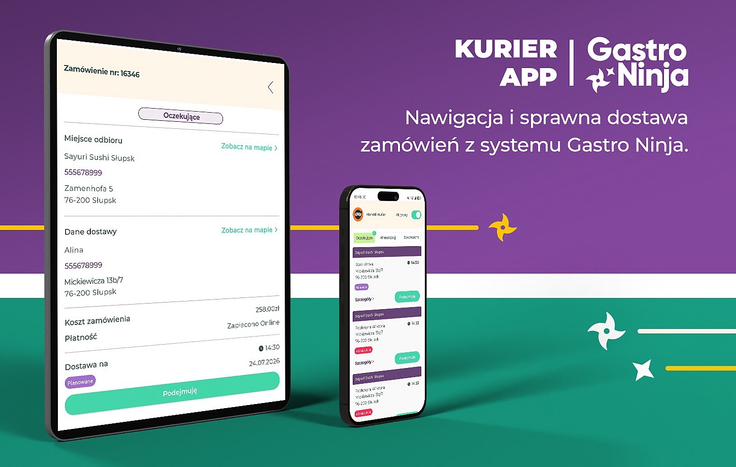Gastro Ninja Kurier App