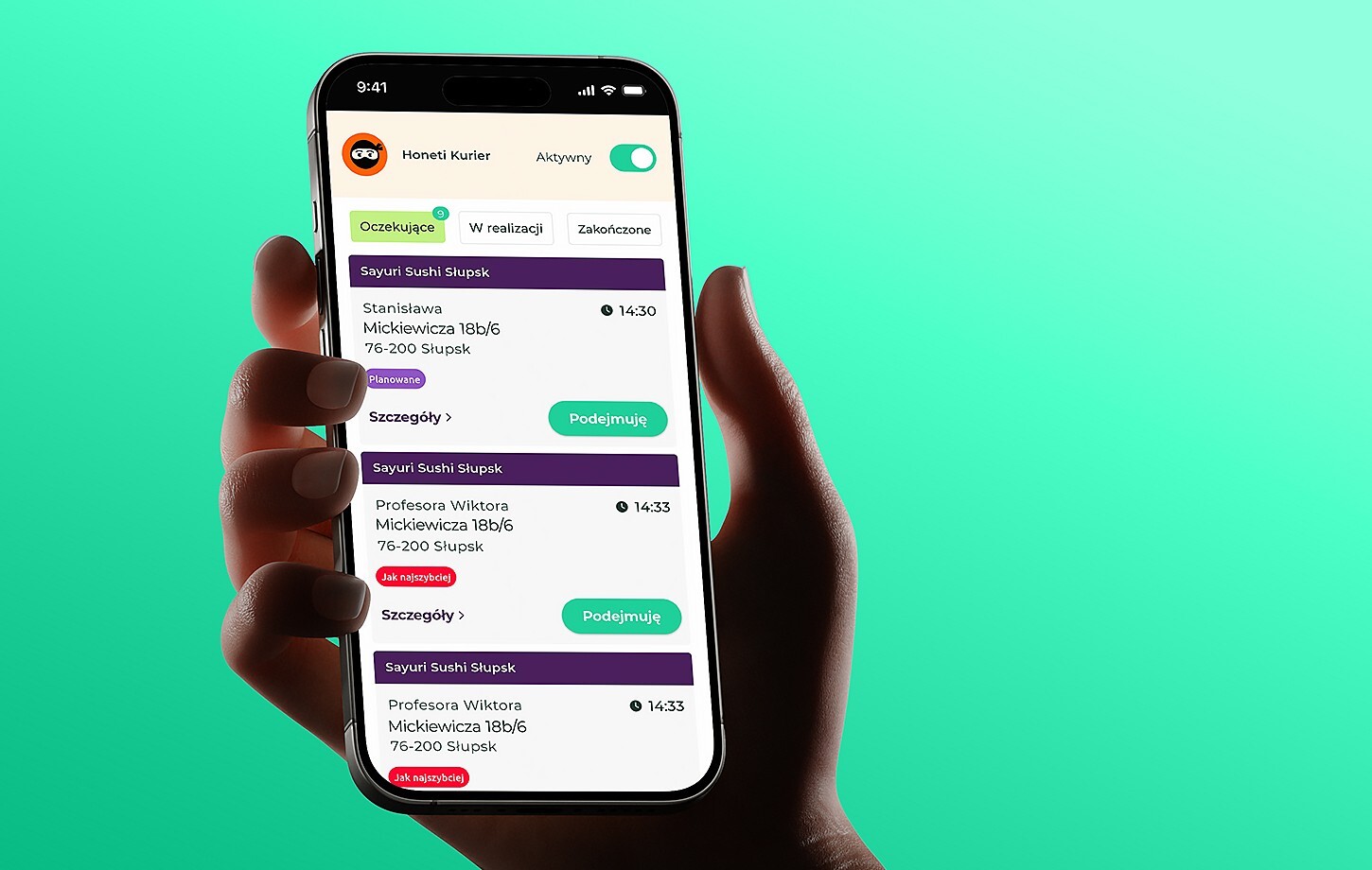 Gastro Ninja Kurier App