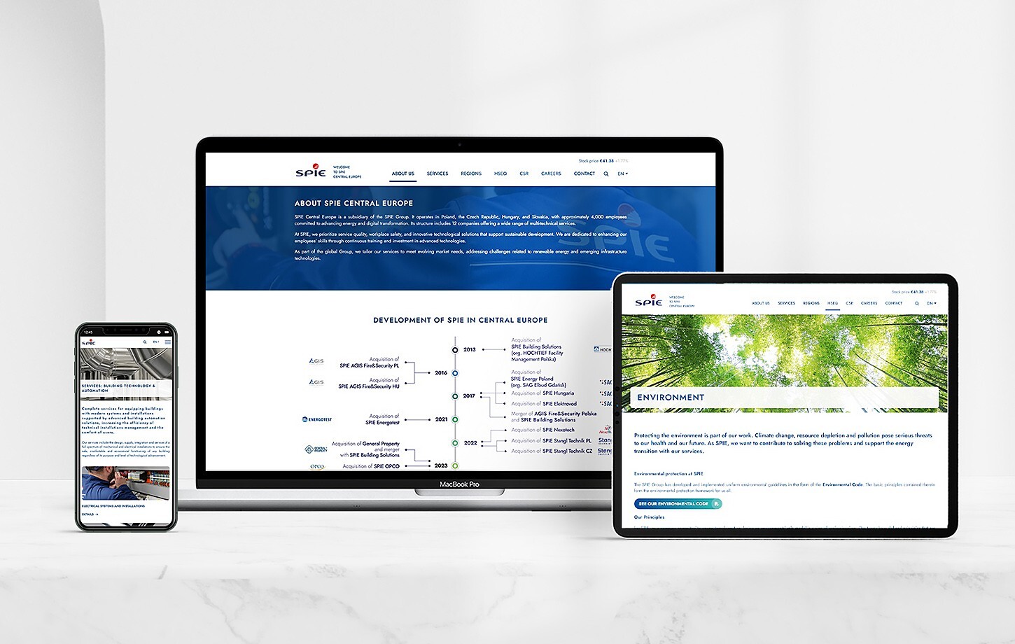 Corporate Website System for SPIE / Multilingual system based on Drupal