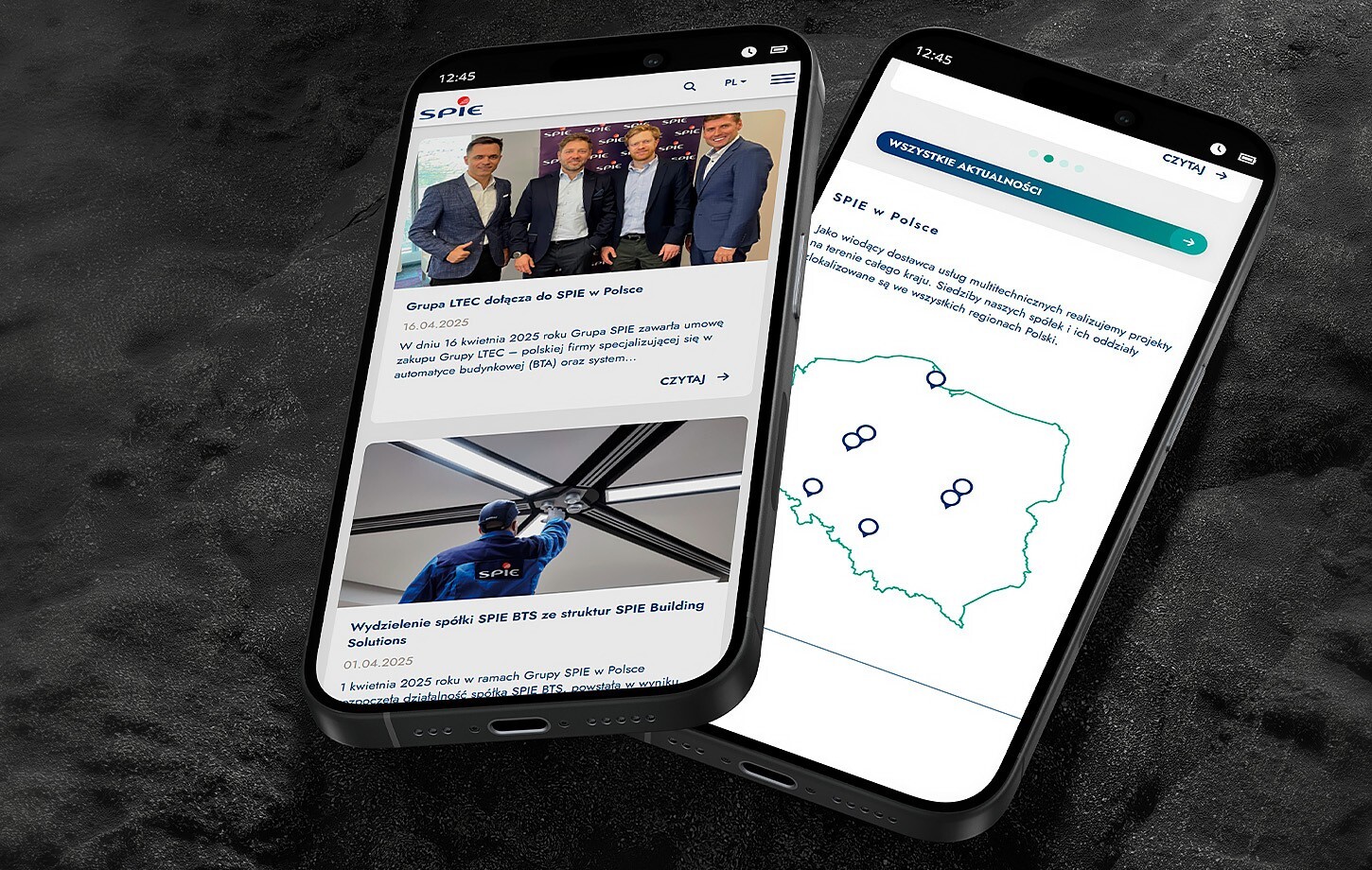 Corporate Website System for SPIE / Multilingual system based on Drupal