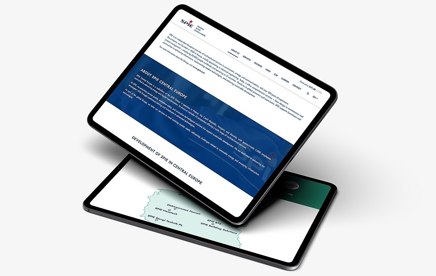 Corporate Website System for SPIE / Multilingual system based on Drupal
