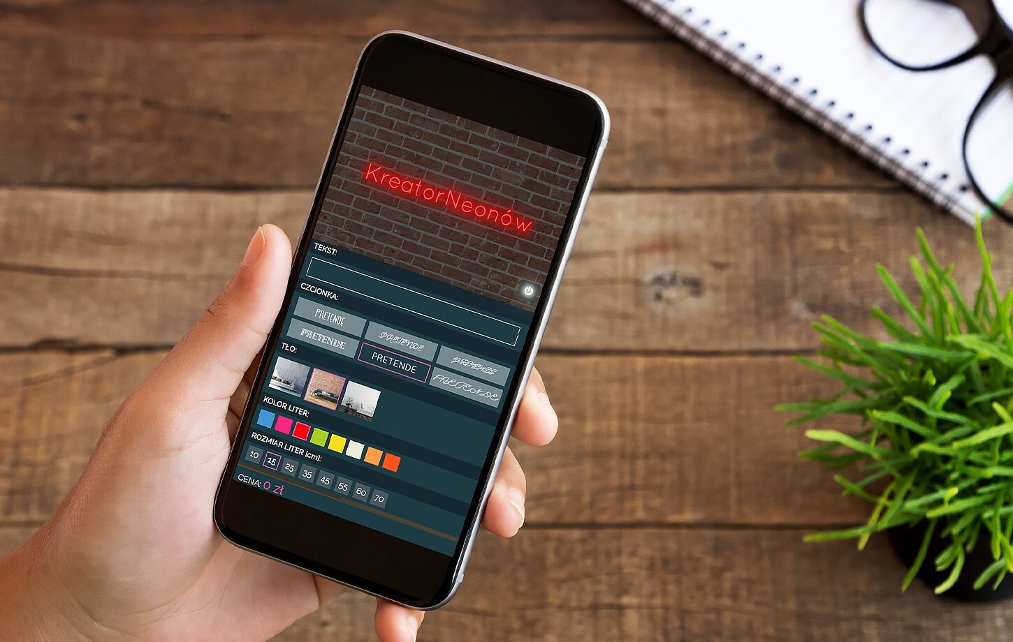 Pretende - neon creator