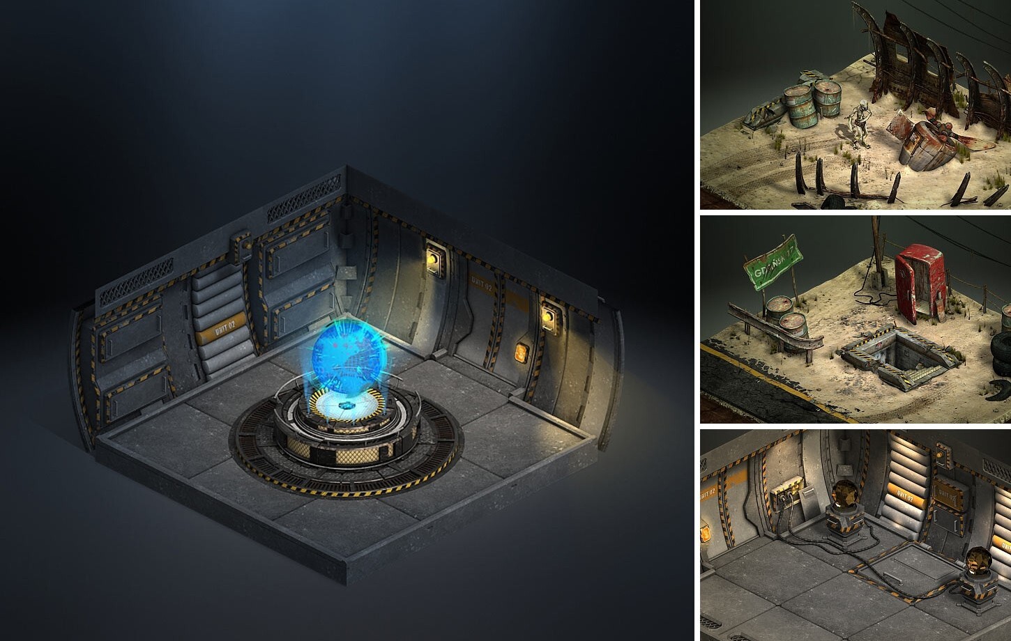 Futuristic environment