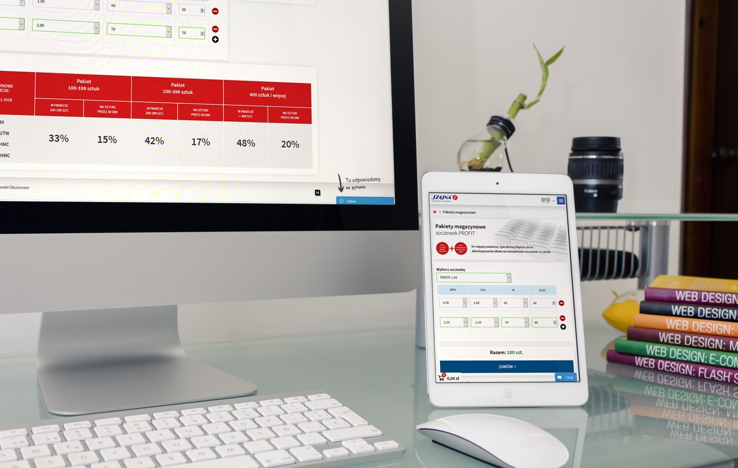 Szajna - an application for opticians 